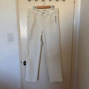 Universal Thread high rise Straight velvet pants off white size 12